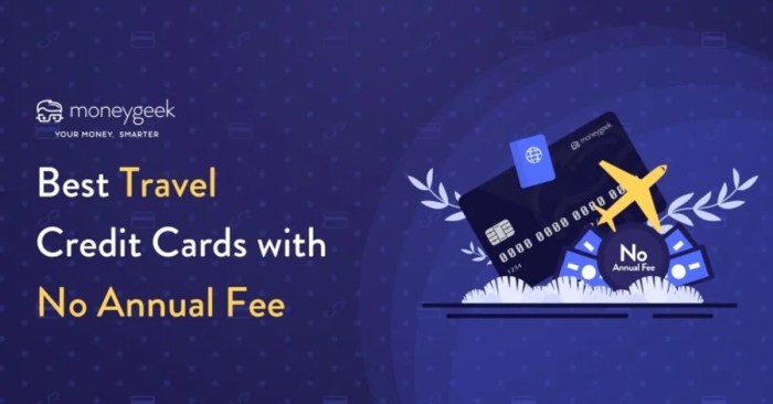 Credit cards with no annual fees and good travel rewards